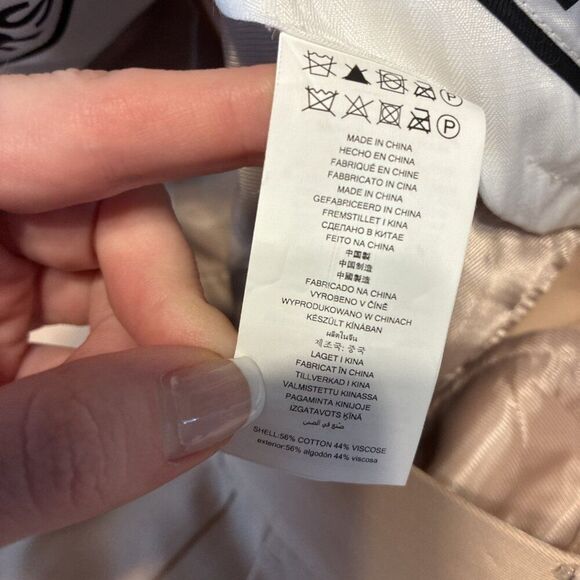 michael kors khaki Beige pleated trousers womens straight leg High Rise 2 Xs - Picture 5 of 5